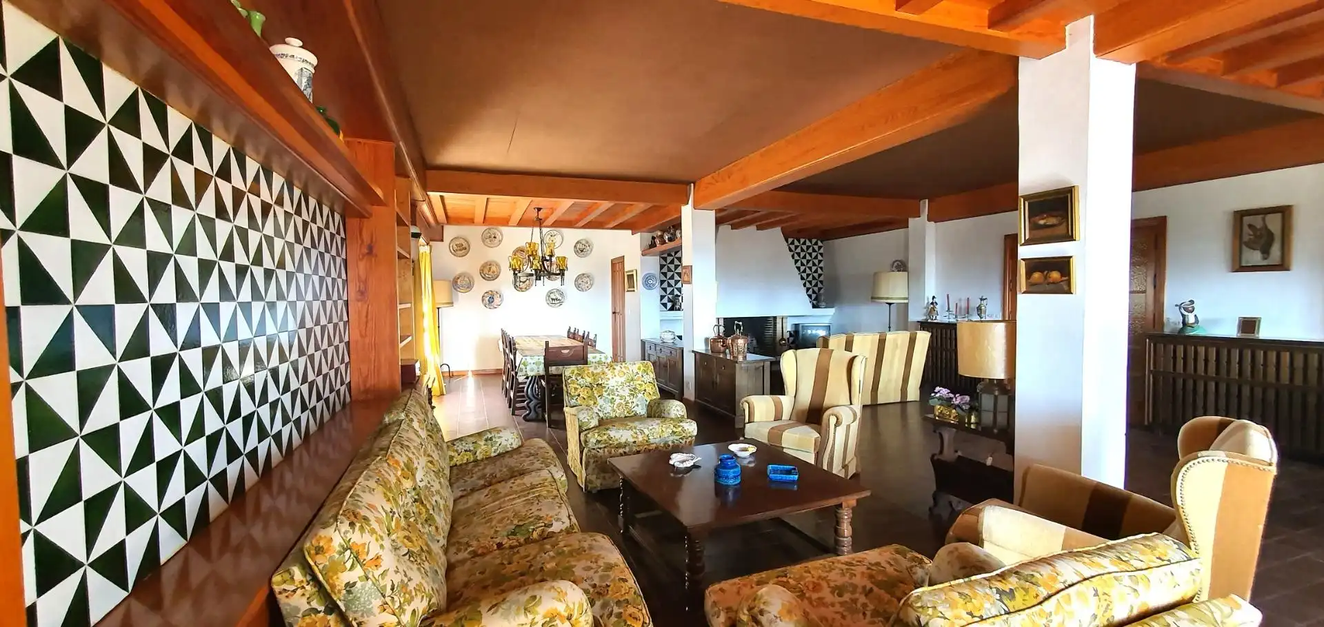 Sala de estar de Casa o chalet en venta en Cocentaina con Calefacción, Jardín privado y Terraza