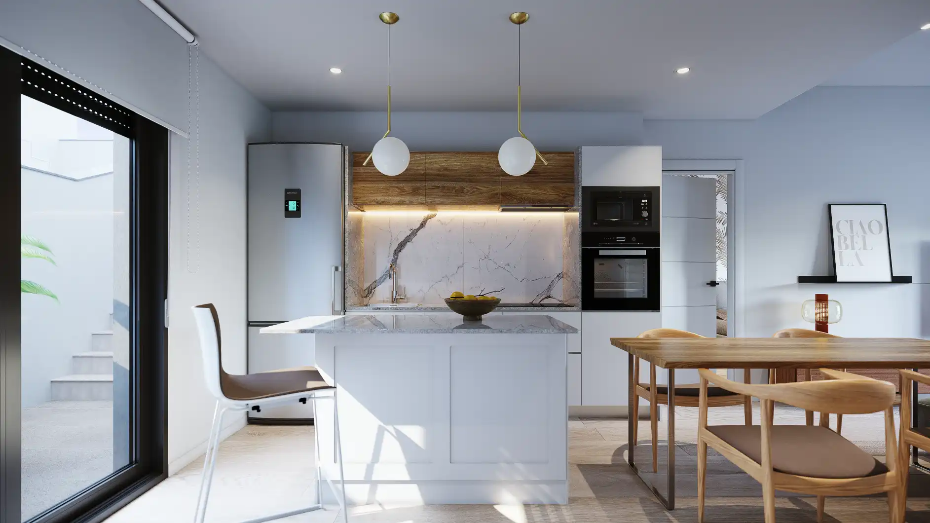 Cocina de Casa adosada en venta en Torre-Pacheco con Piscina
