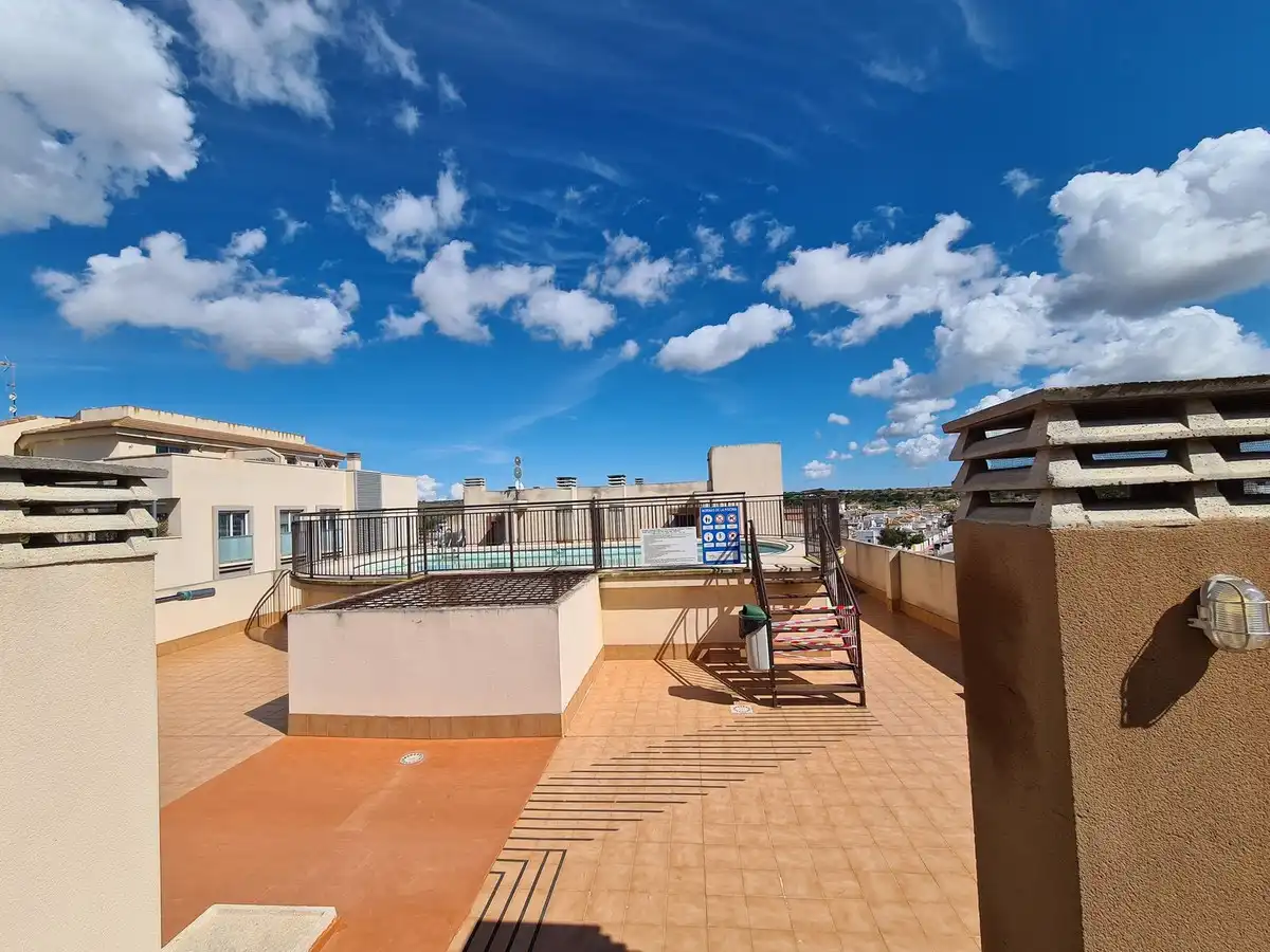 Terraza de Apartamento en venta en Murcia con Aire acondicionado, Trastero y Piscina comunitaria