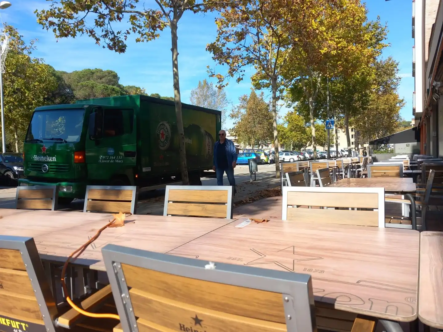 Vista exterior de Local en traspas en Lloret de Mar amb Aire condicionat, Calefacció i Terrassa