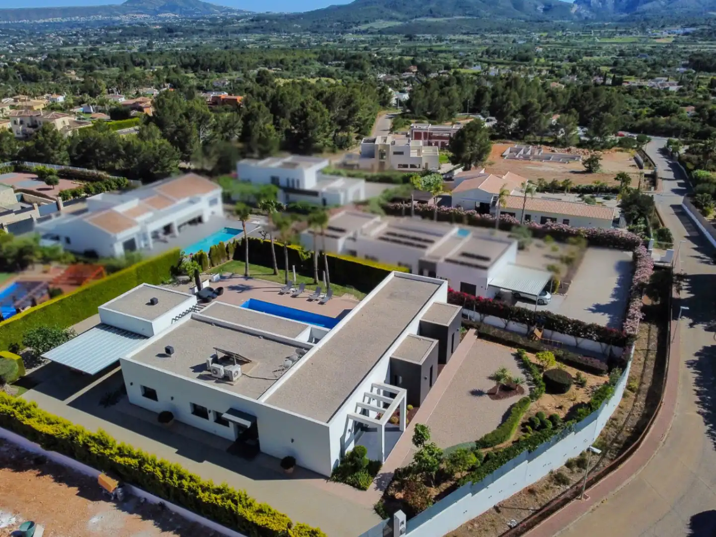 Vista exterior de Casa o xalet en venda en Jávea / Xàbia amb Aire condicionat, Calefacció i Jardí privat