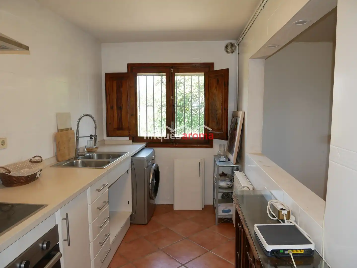 Cuina de Casa o xalet en venda en Alió amb Aire condicionat, Calefacció i Jardí privat