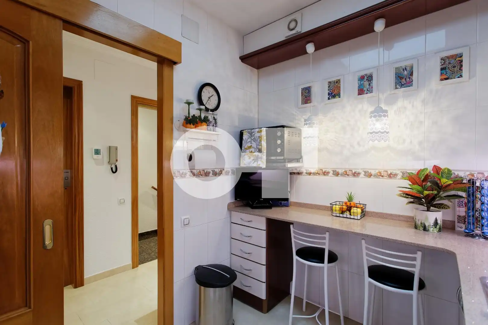 Kitchen of Detached homes for sale in Sant Adrià de Besòs  with Air Conditioner, Terrace and Storage room