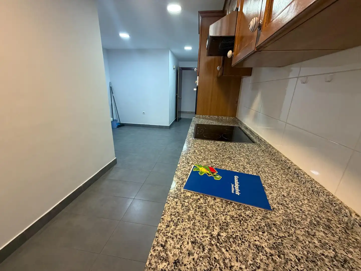 Cuina de Pis de lloguer en Sevilla amb Aire condicionat i Terrassa