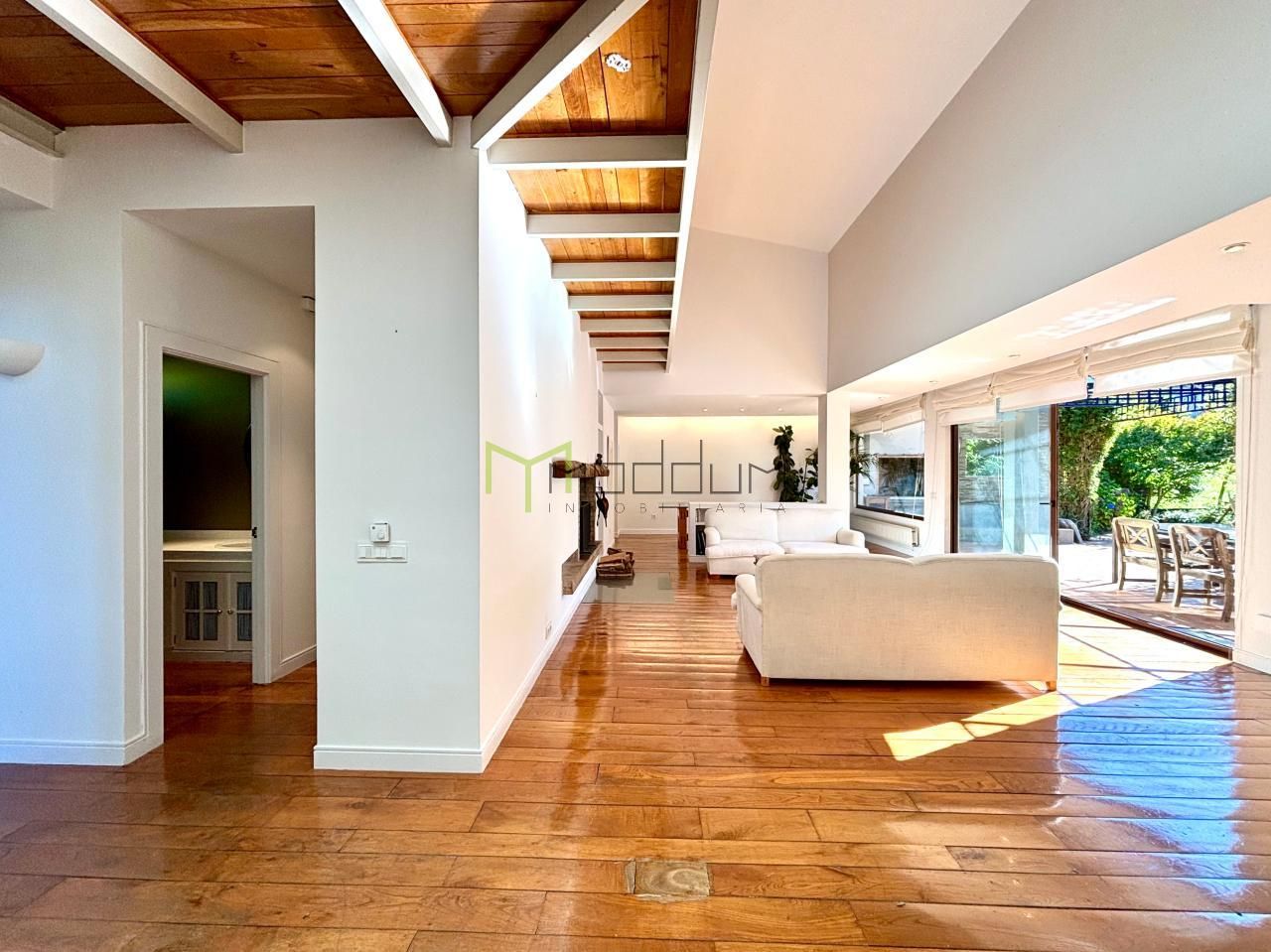 Sala de estar de Casa o chalet en venta en Ames con Calefacción, Jardín privado y Terraza