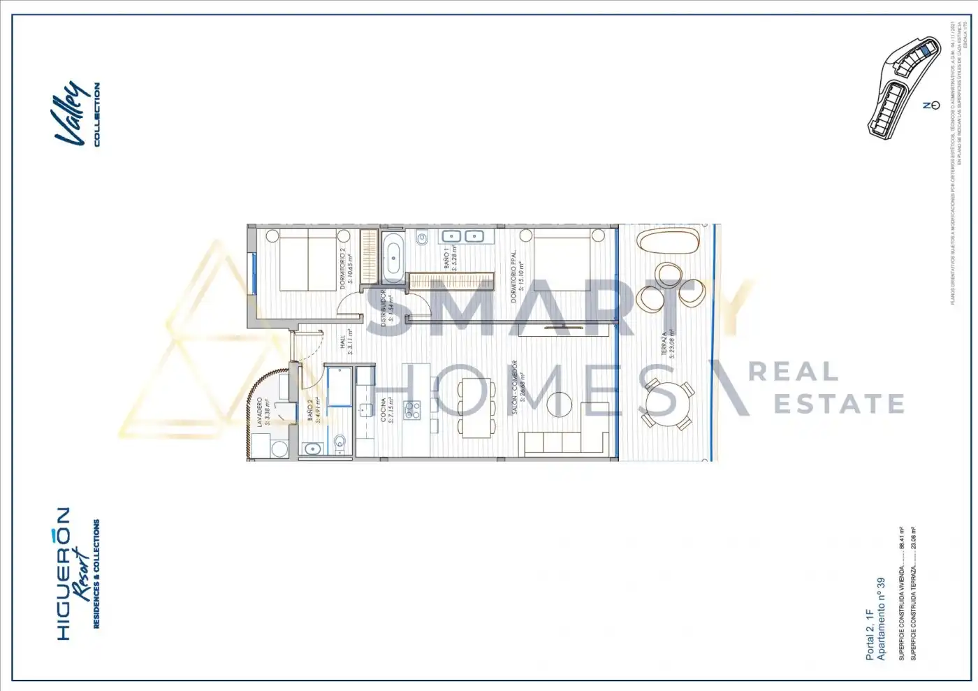 Apartment with pool for sale in Avenida ur-5 reserva del higueron, imagen 26