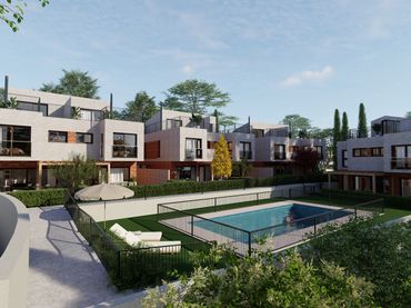 Casa di nuova costruzione con balcone in vendita a Carrer dels Pins