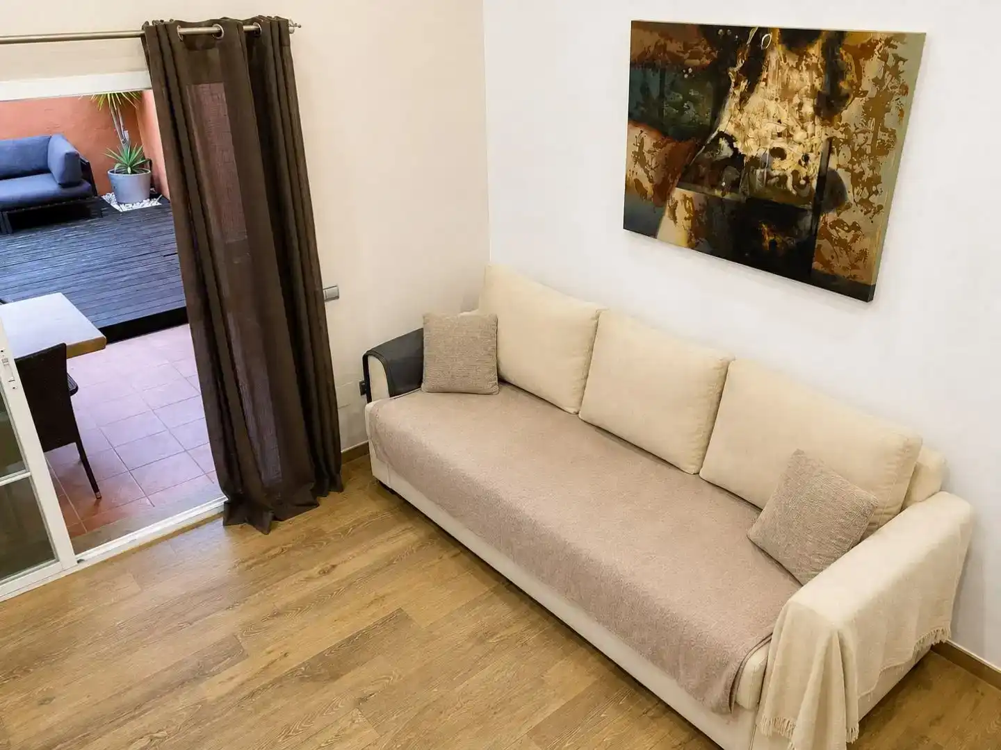 Sala de estar de Casa o chalet en venta en Benalmádena con Aire acondicionado, Piscina y Balcón