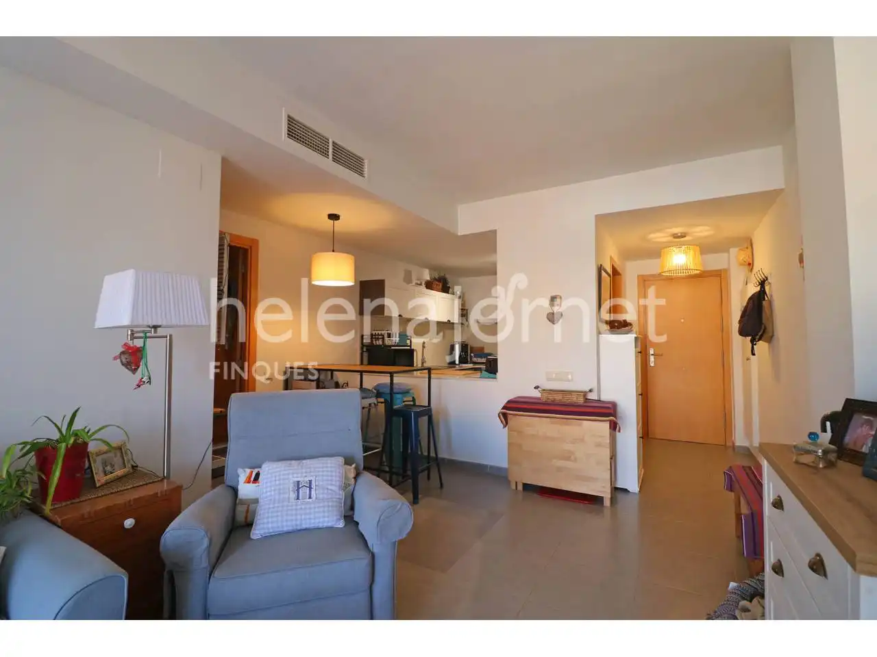 Wohnzimmer von Wohnung zum Verkauf in Sant Feliu de Guíxols mit Klimaanlage, Heizung und Terrasse