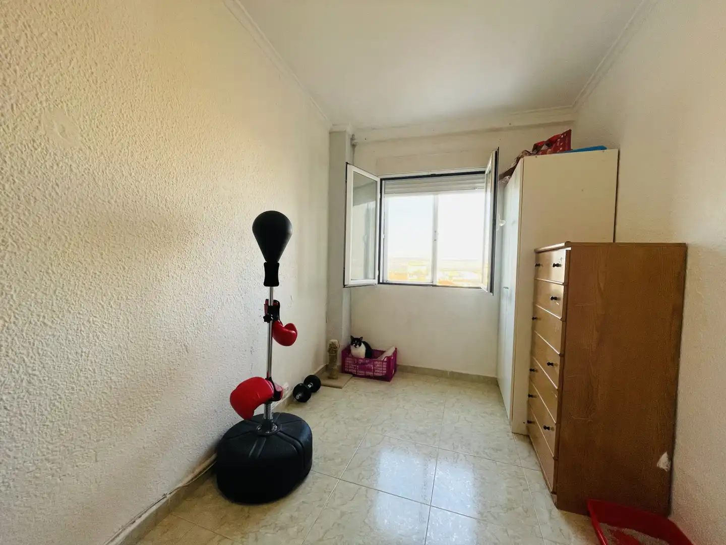 Bedroom of Flat for sale in Alagón  with Terrace, Storage room and Furnished