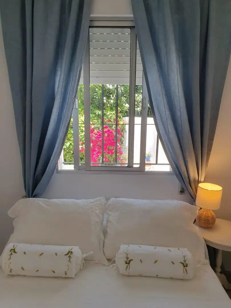 Terraza de Casa adosada de alquiler en El Puerto de Santa María con Jardín privado y Amueblado