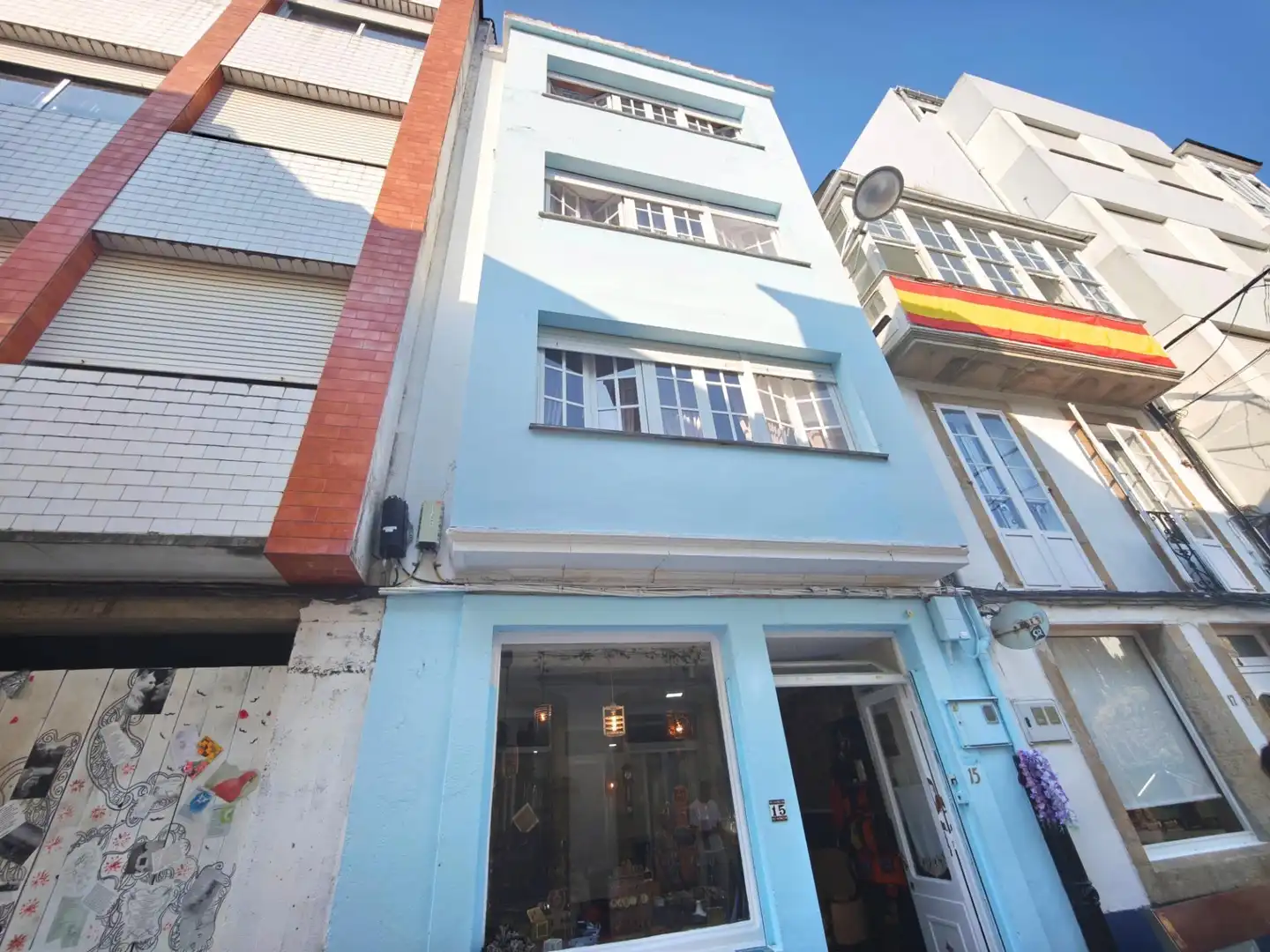 Vista exterior de Casa adosada en venta en Ortigueira con Trastero y Amueblado