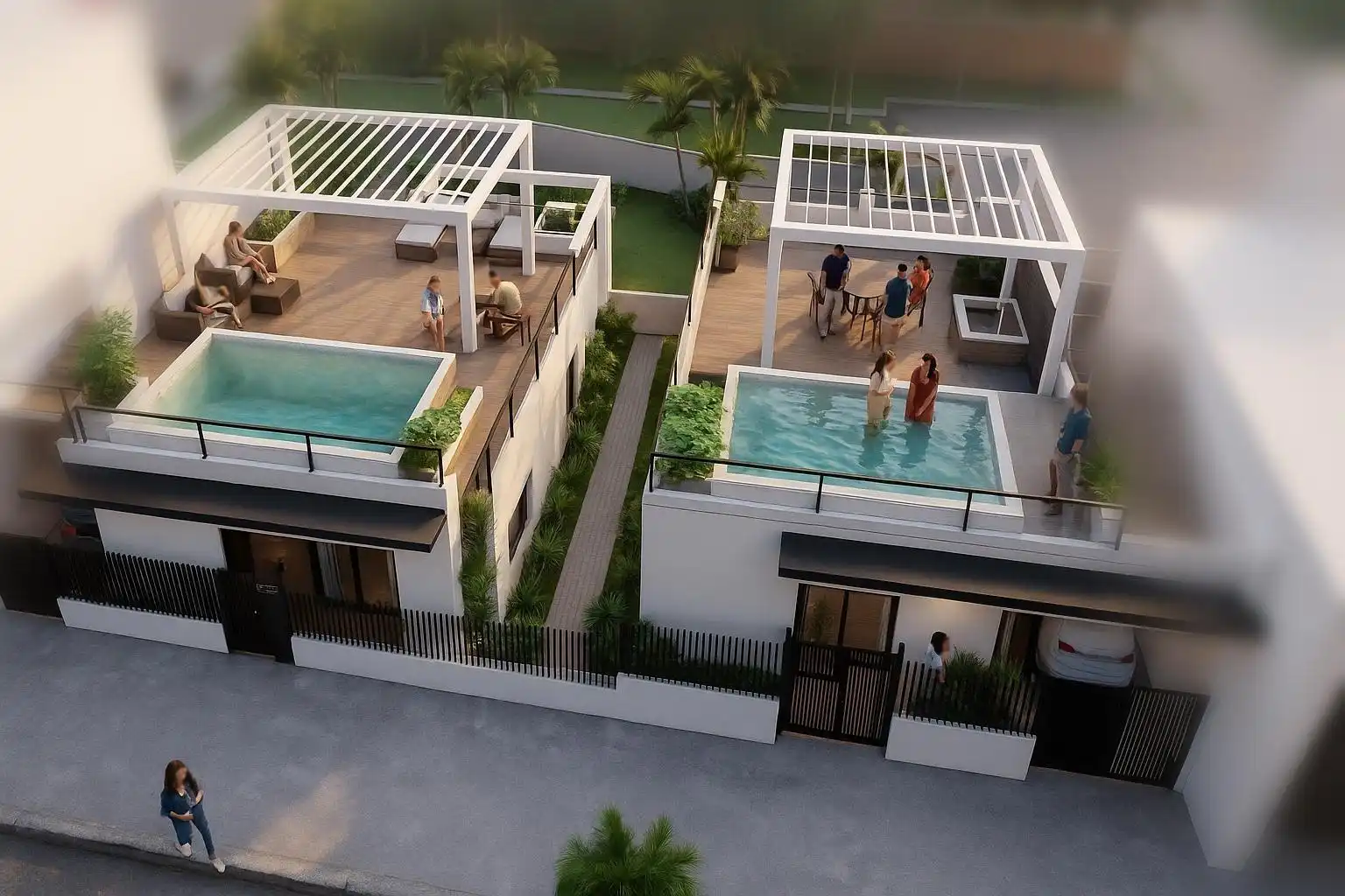 Piscina de Casa o xalet en venda en Guía de Isora amb Jardí privat, Terrassa i Piscina