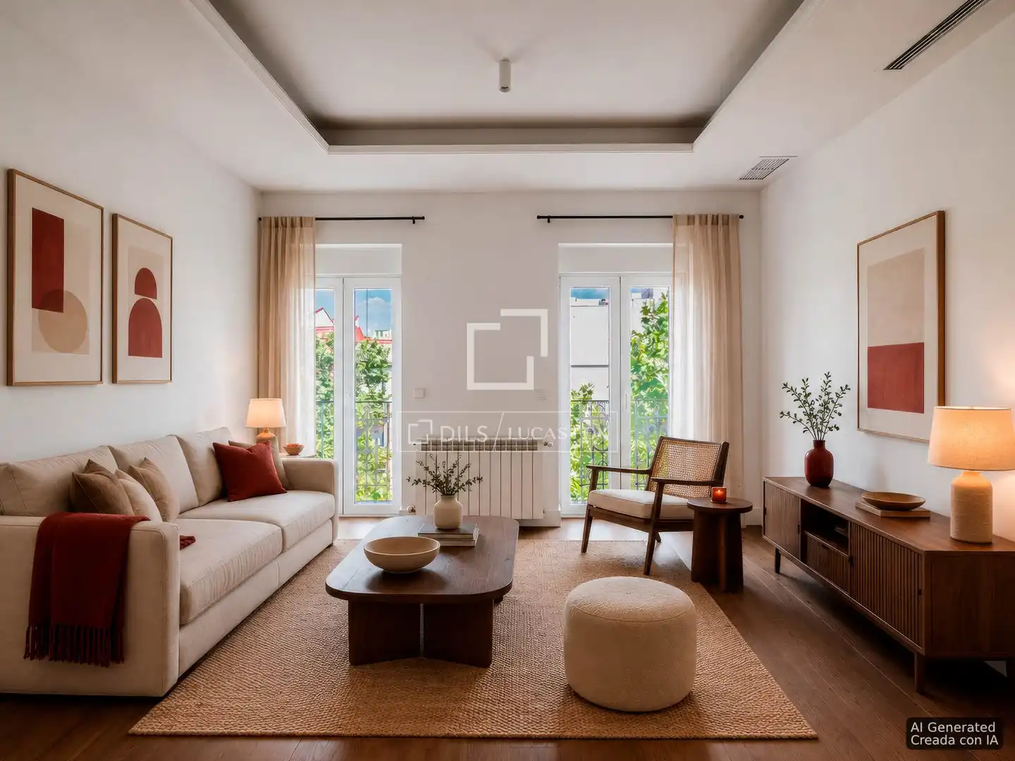 Sala de estar de Ático en venta en Madrid con Aire acondicionado, Calefacción y Parquet