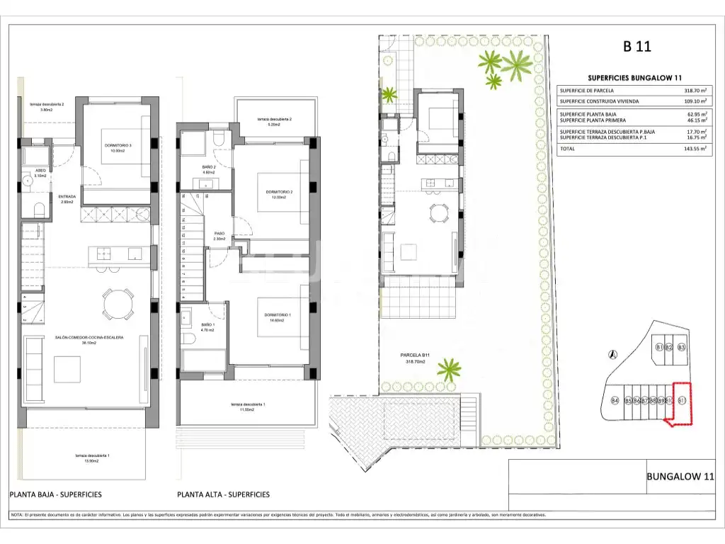 Bungalow amb piscina en venda a Avenida Europa, imagen 15