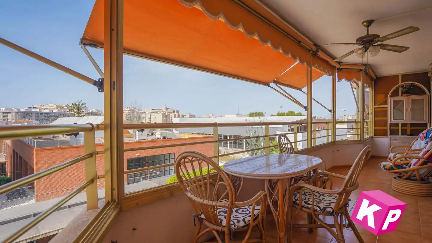 Terrace of Flat for sale in Santa Pola  with Air Conditioner, Terrace and Swimming Pool