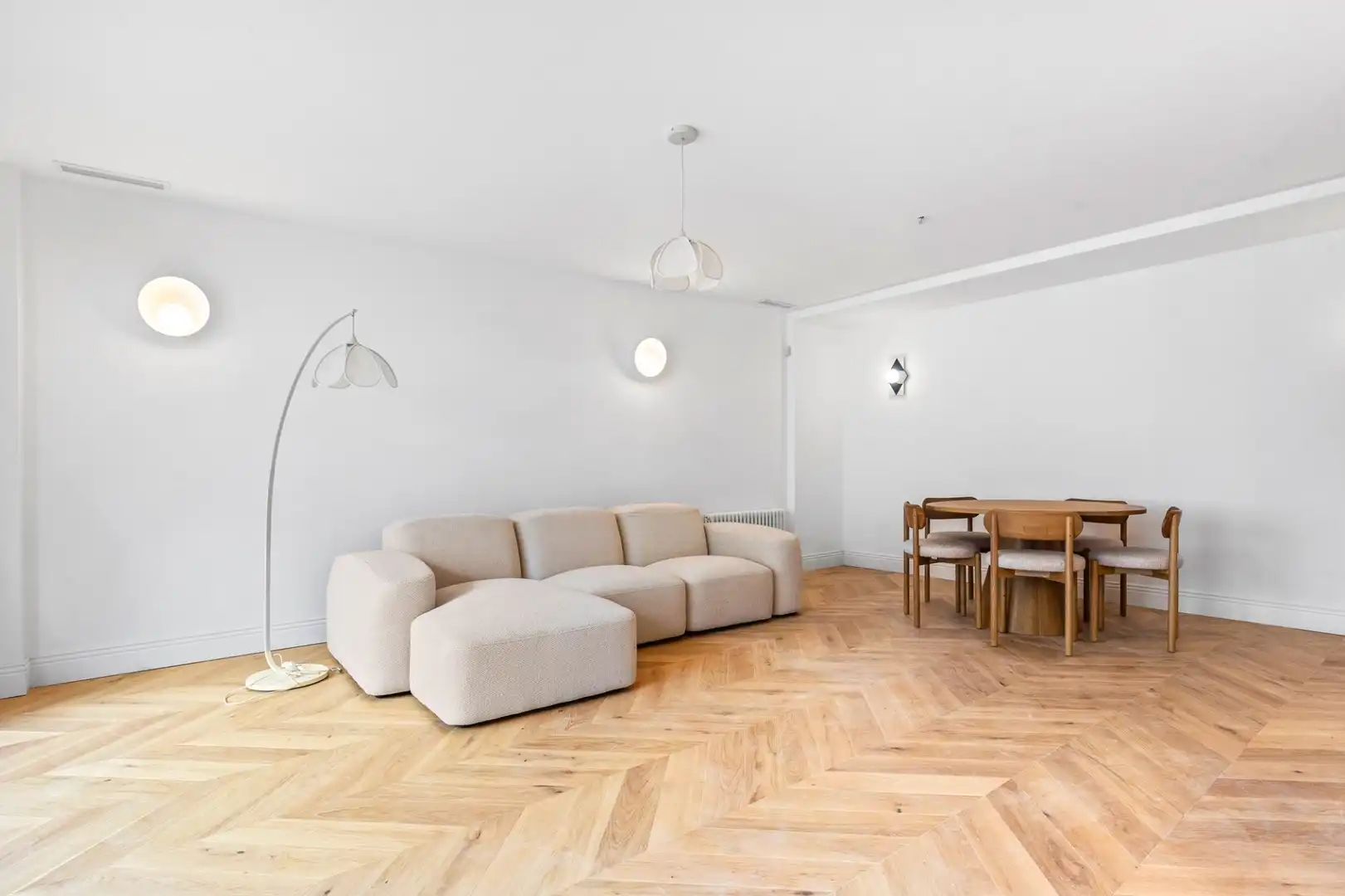 Wohnzimmer von Erdgeschoss zum Verkauf in Barcelona mit Klimaanlage, Heizung und Terrasse