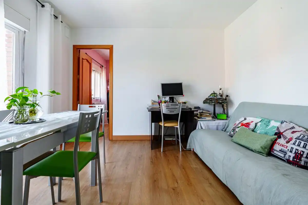 Living room of Flat for sale in Madrid  with Heating, Terrace and Balcony