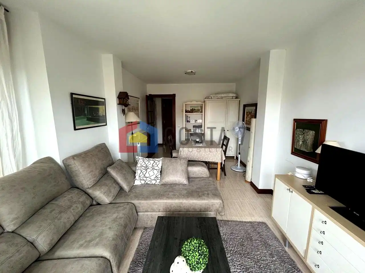 Living room of Flat for sale in Noja  with Terrace and Community pool