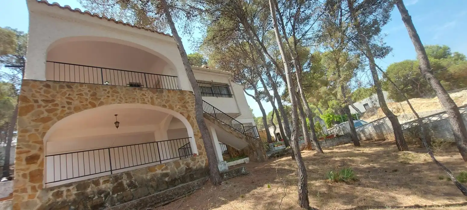 Vista exterior de Casa o chalet en venta en Torres Torres con Jardín privado, Terraza y Piscina