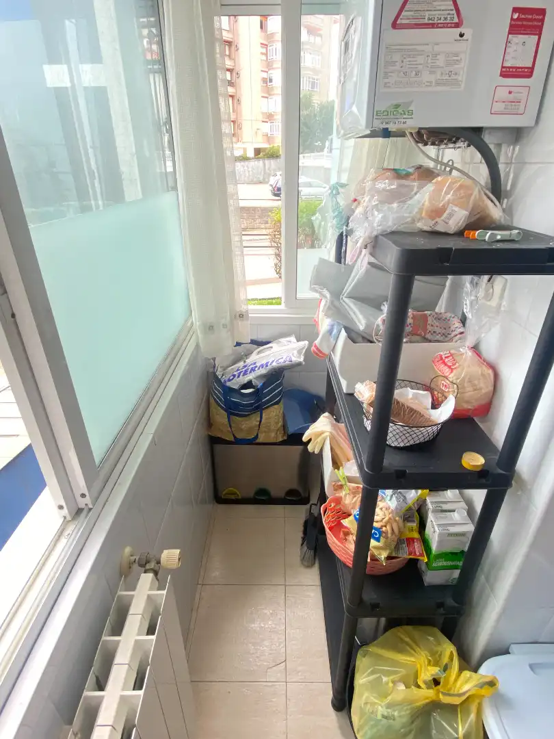 Cocina de Piso en venta en Santander con Calefacción, Parquet y Amueblado