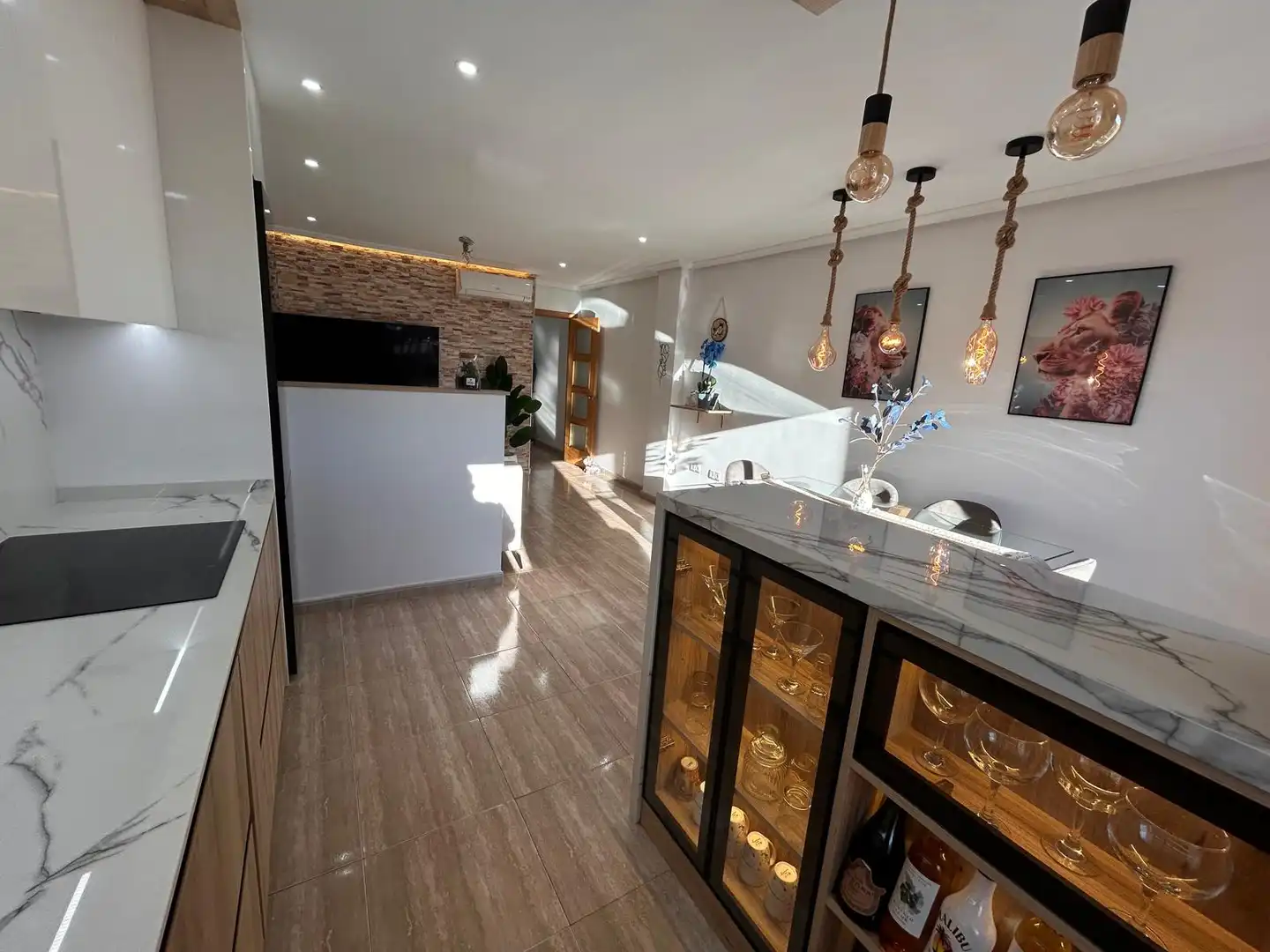 Kitchen of Flat for sale in Dolores  with Air Conditioner, Terrace and Furnished