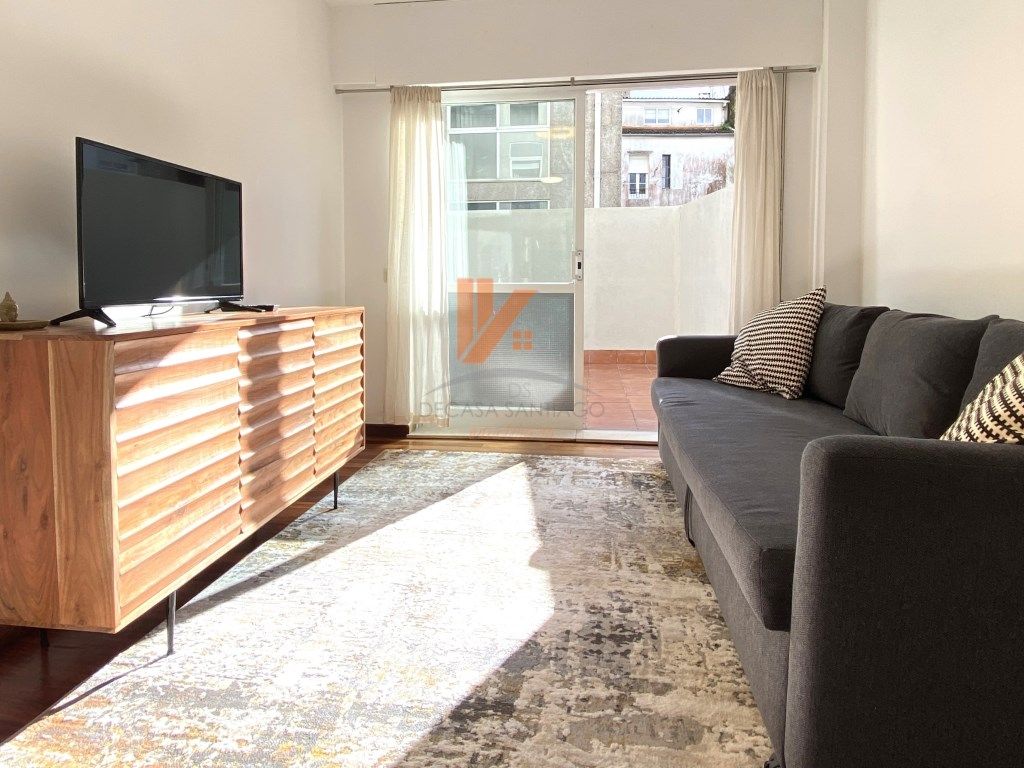 Living room of Apartment to rent in Santiago de Compostela   with Furnished