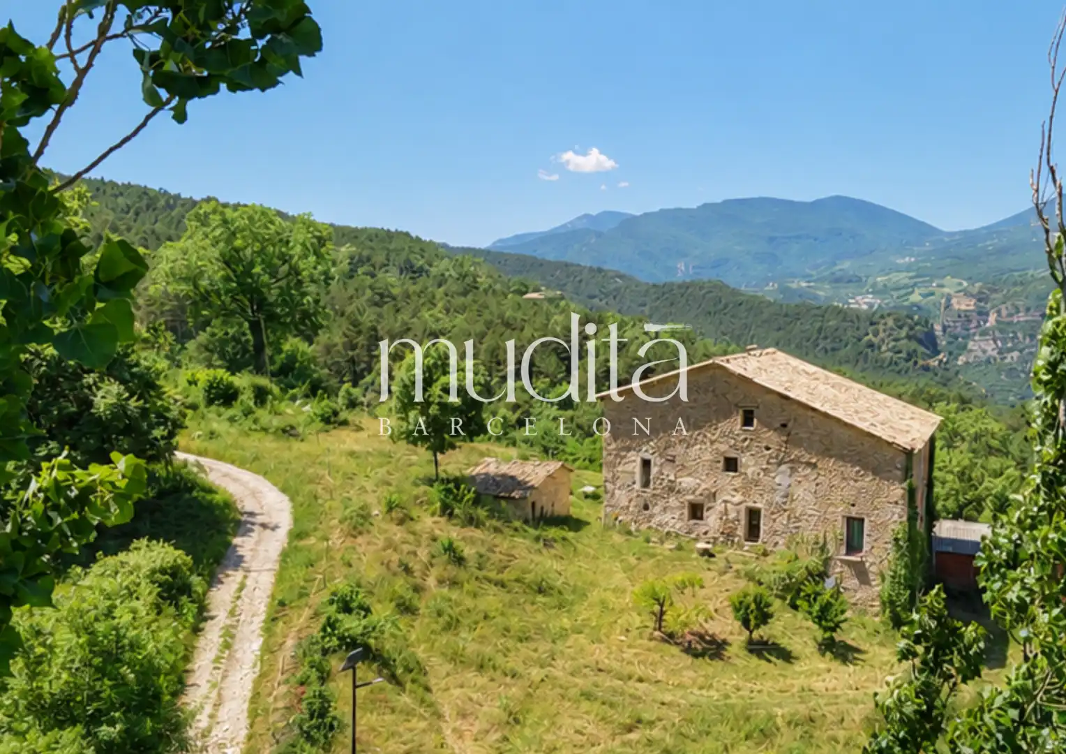 Jardí de Finca rústica en venda en Guardiola de Berguedà amb Calefacció i Terrassa