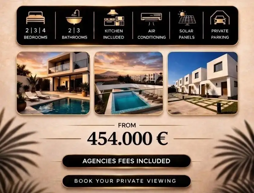 Exterior view of Detached homes for sale in La Oliva  with Air Conditioner, Private garden and Terrace