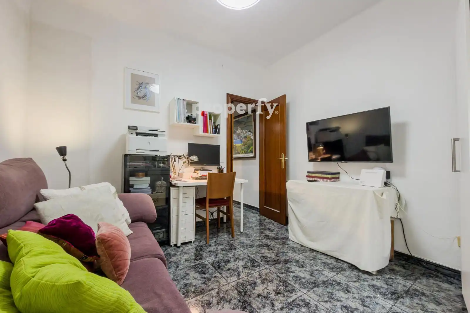 Sala d'estar de Pis en venda en Barcelona amb Calefacció