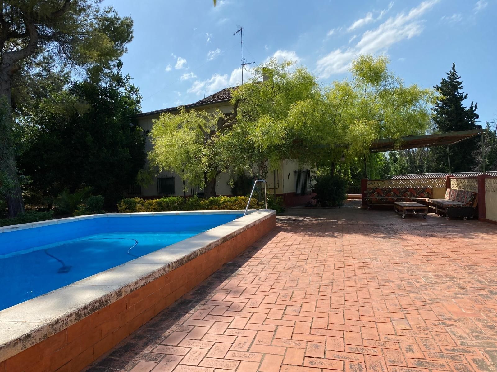 Swimming pool of House or chalet for sale in Albaida  with Private garden, Terrace and Swimming Pool