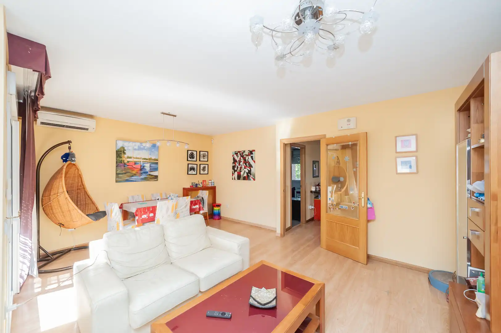 Sala d'estar de Casa o xalet en venda en Valdemoro amb Aire condicionat, Calefacció i Parquet