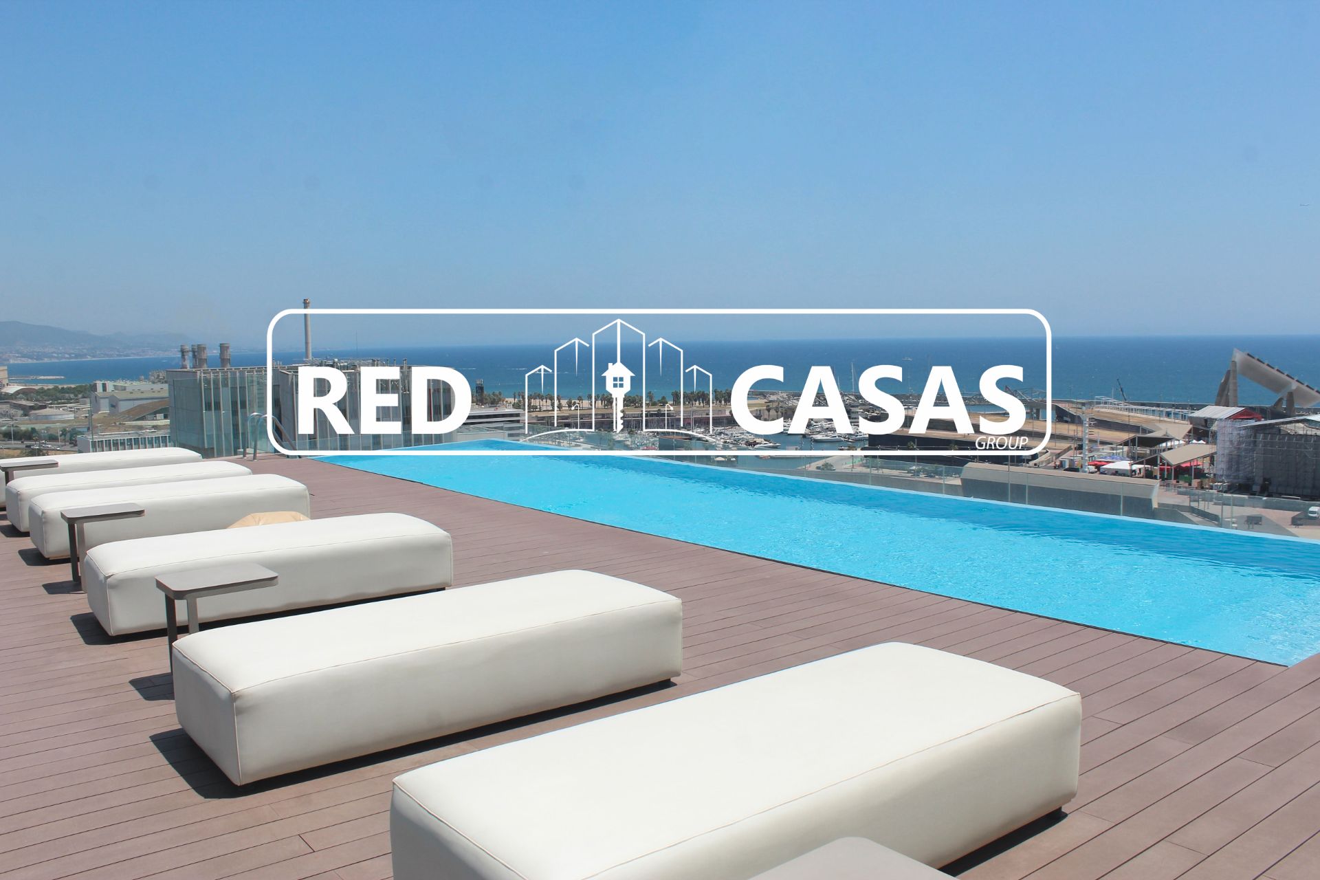 Terrace of Flat for sale in  Barcelona Capital  with Private garden, Balcony and Community pool