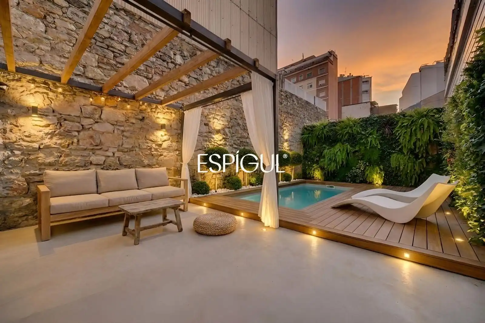 Terrace of Flat for sale in Barcelona  with Air Conditioner, Heating and Private garden
