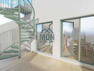 Penthouse mit Balkon zum Verkauf in Centro Ciudad