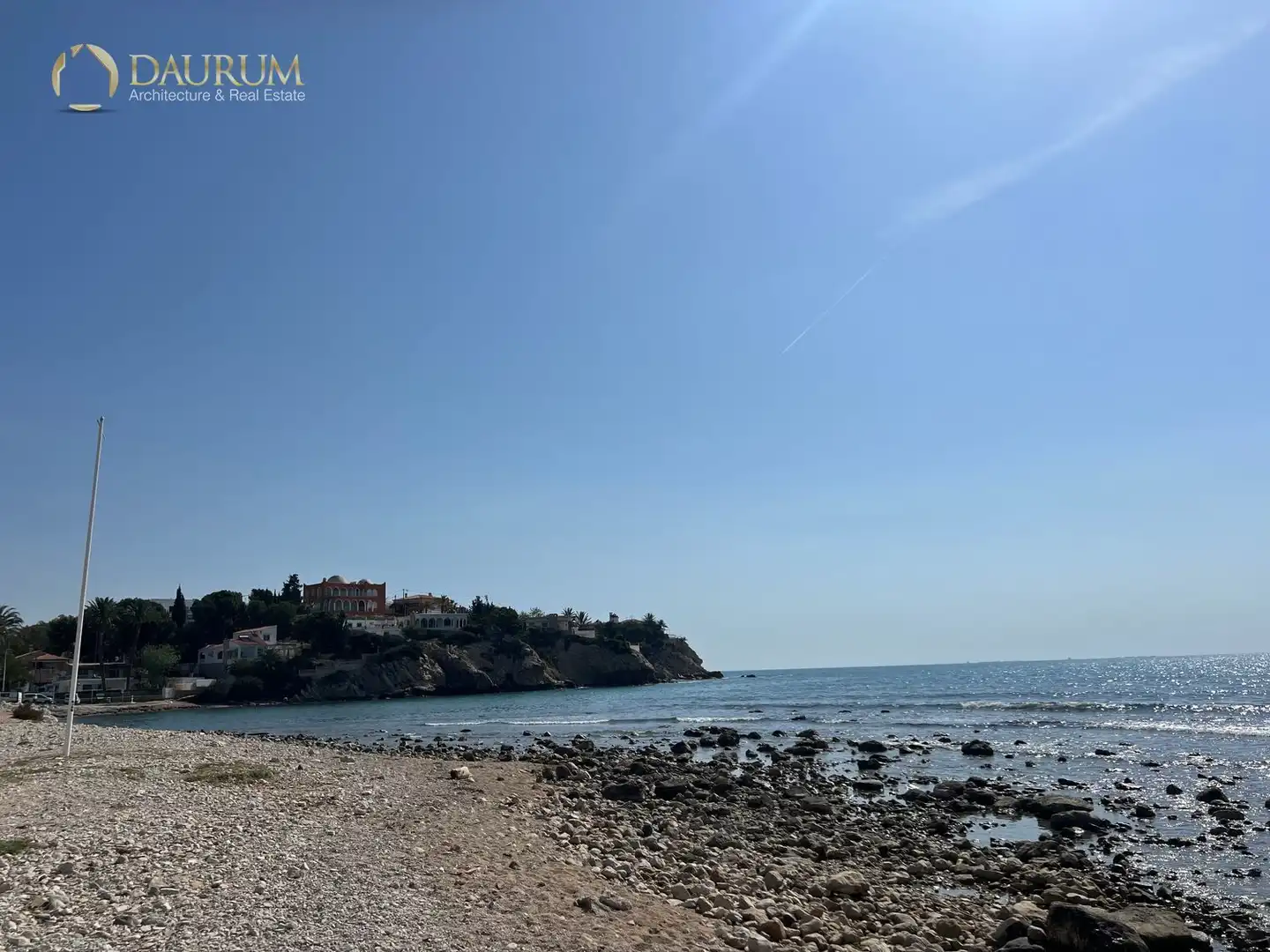 Exterior view of Detached homes for sale in El Campello  with Air Conditioner, Terrace and Swimming Pool