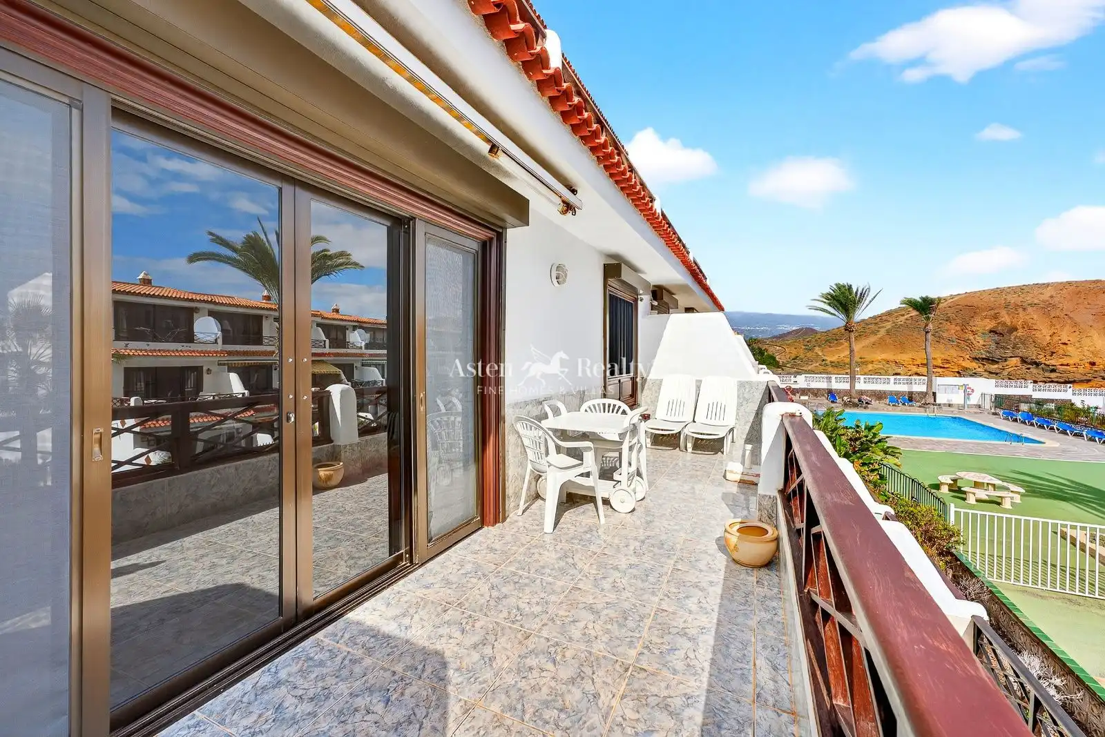 Terrace of Apartments for sale in Arona  with Terrace, Swimming Pool and Furnished