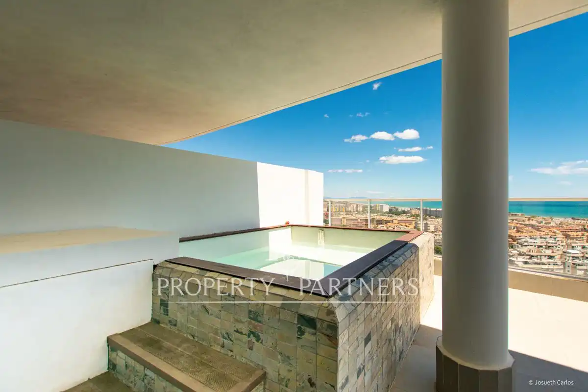 Terraza de Ático en venta en Canet d'En Berenguer con Aire acondicionado, Calefacción y Jardín privado