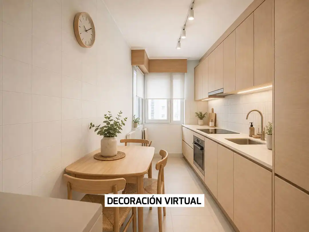 Cocina de Piso en venta en Vitoria - Gasteiz con Calefacción, Parquet y Terraza