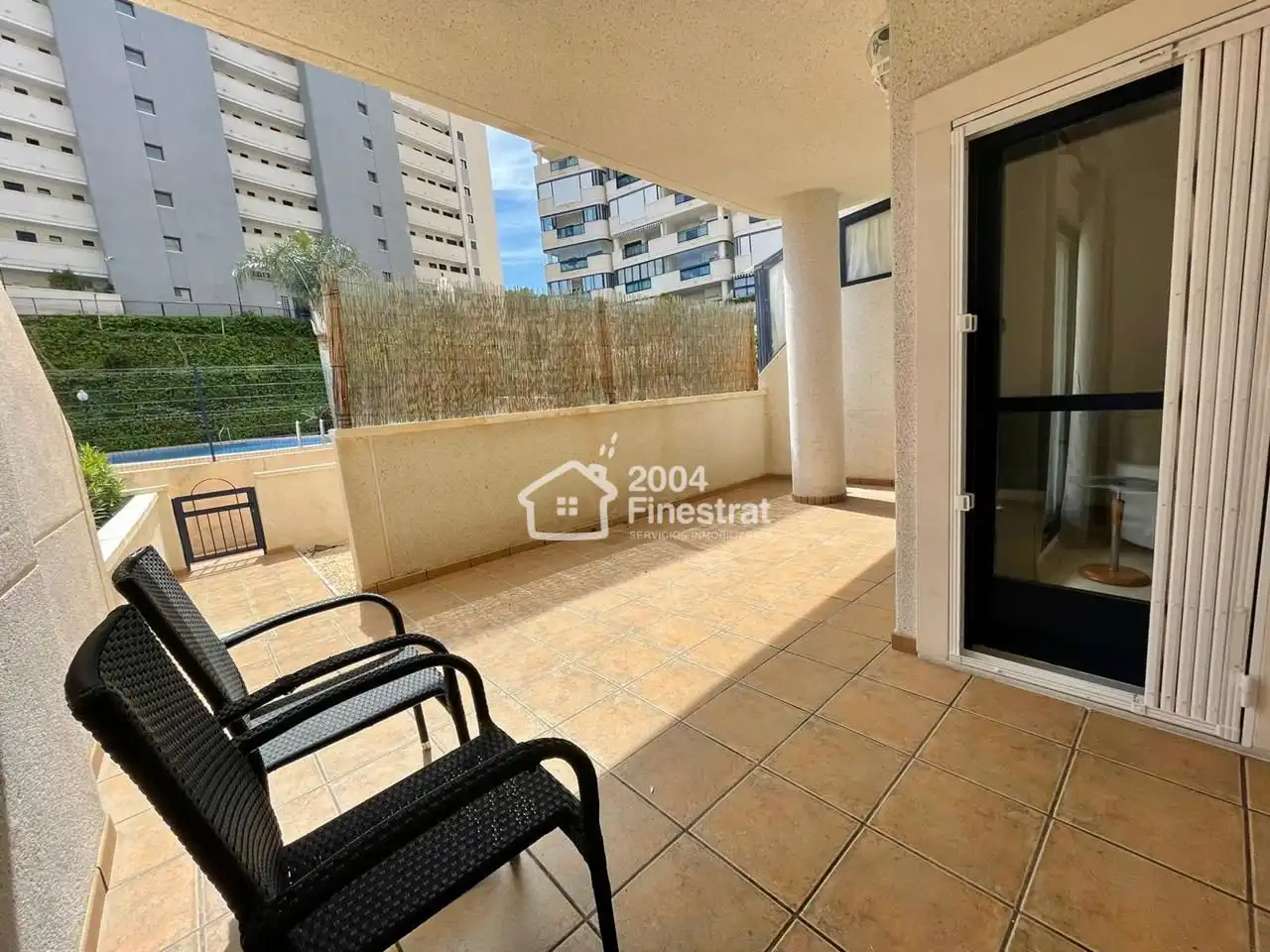 Terrasse von Wohnungen zur Miete in Villajoyosa / La Vila Joiosa mit Klimaanlage, Terrasse und Möbliert