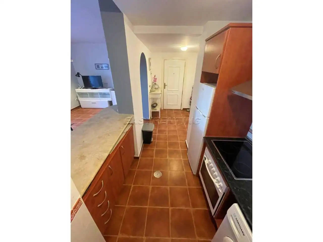 Cuina de Apartament de lloguer en La Alcaidesa amb Terrassa, Moblat i Piscina comunitària
