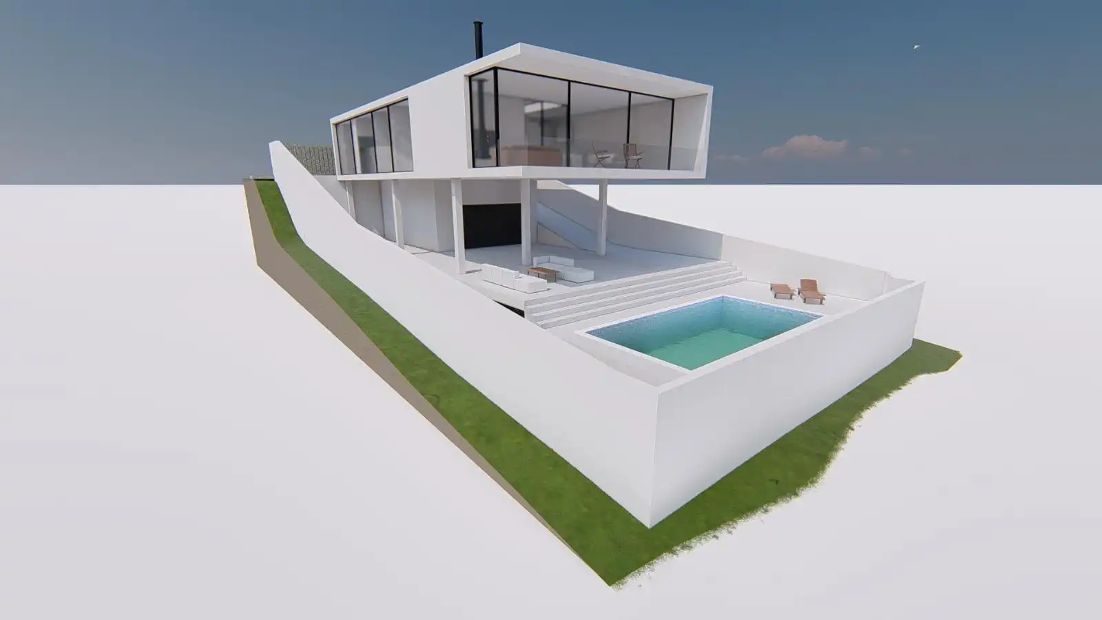 Piscina de Residencial en venda en El Molar (Madrid)