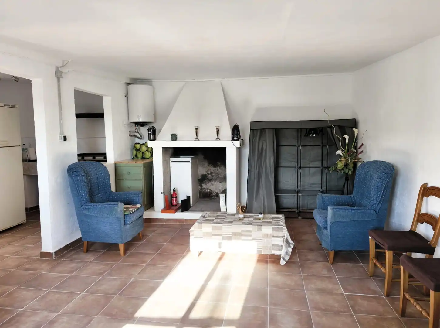Sala d'estar de Casa o xalet en venda en Pechina amb Aire condicionat, Jardí privat i Terrassa