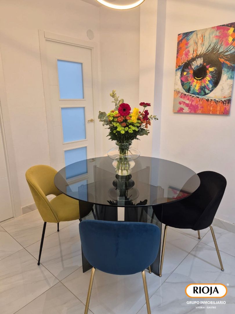 Dining room of Flat for sale in Vitoria - Gasteiz  with Heating, Terrace and Storage room