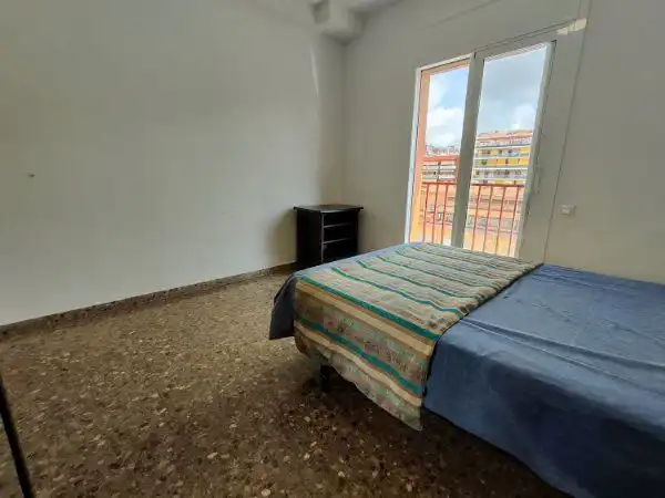 Schlafzimmer von Wohnung zur Miete in Barcelona mit Klimaanlage, Terrasse und Möbliert
