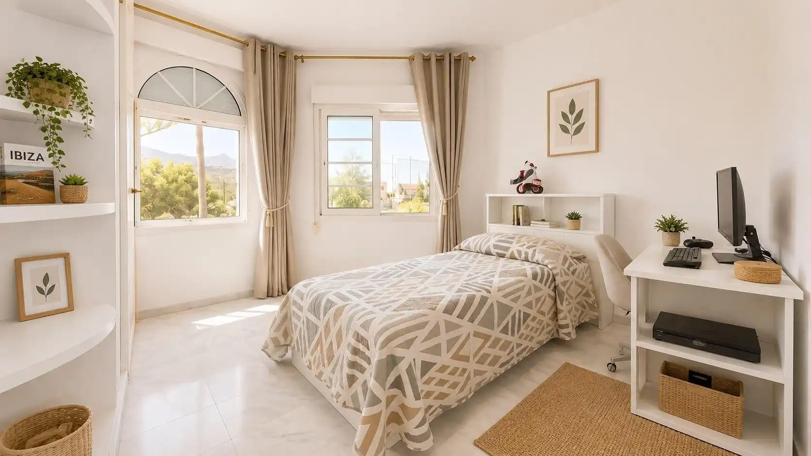 Habitación de Casa o chalet en venta en Vícar con Aire acondicionado, Calefacción y Jardín privado