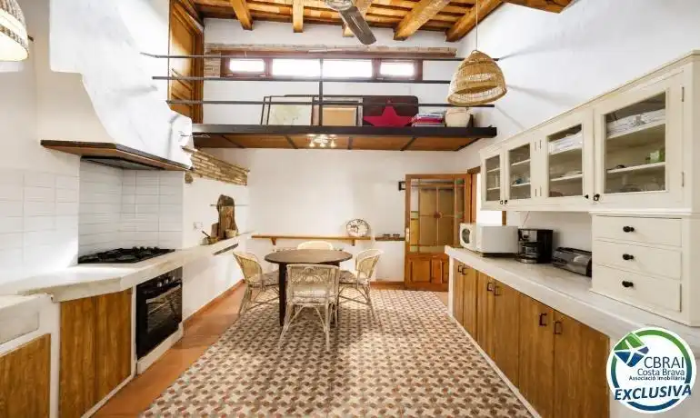 Cocina de Finca rústica en venta en Fortià con Aire acondicionado y Calefacción