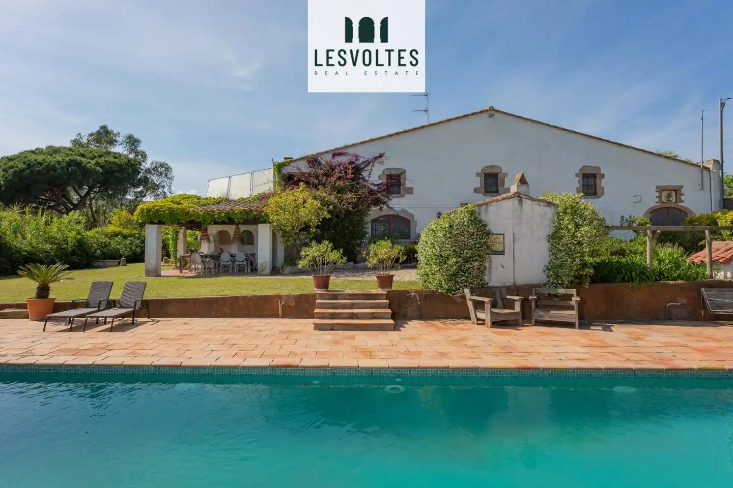 Vista exterior de Casa o chalet en venta en Vall-llobrega con Calefacción, Jardín privado y Terraza