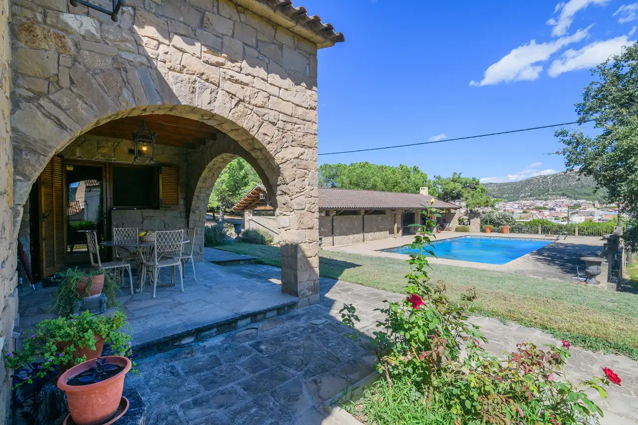 Garden of Houses for sale in Sant Vicenç de Castellet  with Heating, Private garden and Terrace