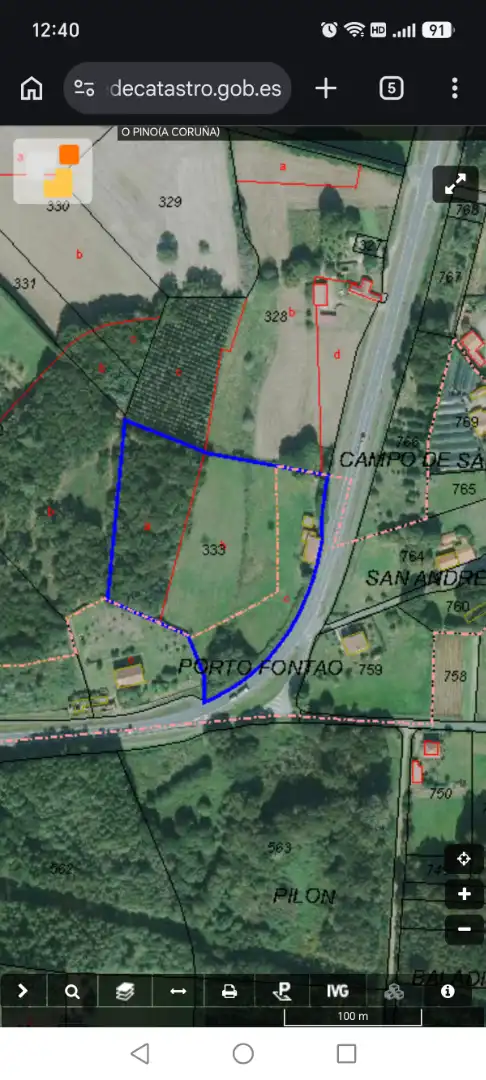 Casa o xalet en venda en O Pino  amb Jardí privat, Terrassa i Moblat